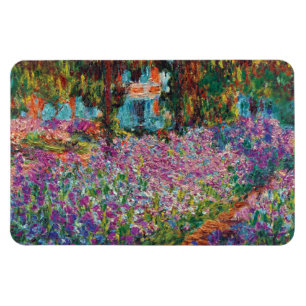 Claude Monet - Irise in Monet's Garden Fine Art Magneet