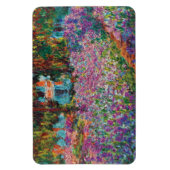 Claude Monet - Irise in Monet's Garden Fine Art Magneet (Verticaal)