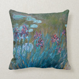 Claude Monet Irises en waterlelies Kussen