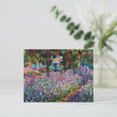 Claude Monet Irises in de tuin van Monet Briefkaart (Staand voorkant)