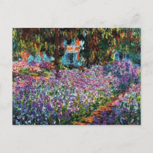 Claude Monet Irises in de tuin van Monet Briefkaart