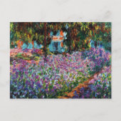 Claude Monet Irises in de tuin van Monet Briefkaart (Voorkant)