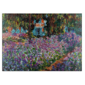 Claude Monet Irises in de tuin van Monet Snijplank (Voorkant)