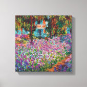 Claude Monet - Irises in Monet's Garden Fine Art Canvas Afdruk (Voorkant)