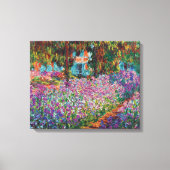 Claude Monet - Irises in Monet's Garden Fine Art Canvas Afdruk (Voorkant)