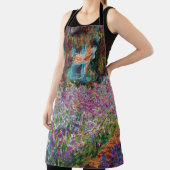 Claude Monet - Irises in Monet's Garden Fine Art Schort (Insitu)