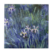 Claude Monet Irises Tegeltje (Voorkant)