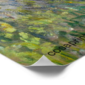 Claude Monet is een beroemd schilderij Poster (Hoek)