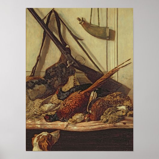 Claude Monet | Jacht Trophies, 1862 Poster (Voorkant)