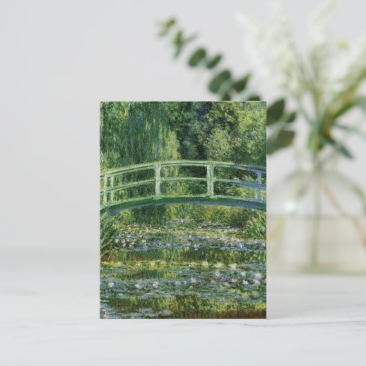 Claude Monet - Japanse brug Briefkaart (Staand voorkant)