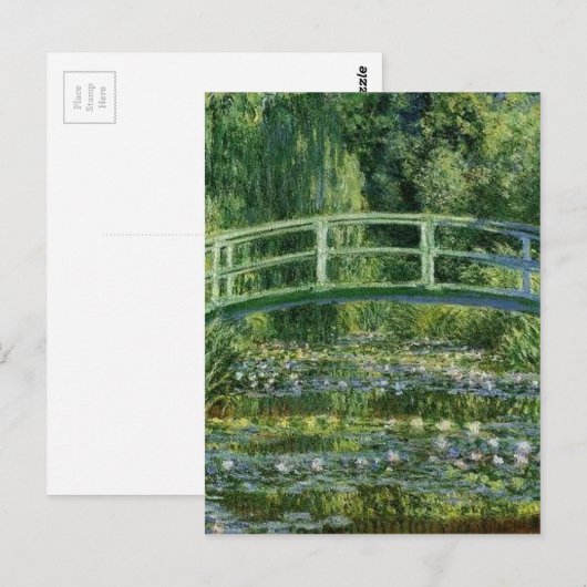 Claude Monet - Japanse brug Briefkaart (Voorkant / Achterkant)