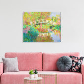 Claude Monet - Japanse brug, Giverny Canvas Afdruk (Insitu (Woonkamer))