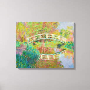 Claude Monet - Japanse brug, Giverny Canvas Afdruk
