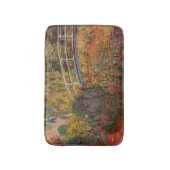 Claude Monet Japanse Brug Giverny Kunst Badmat (Voorkant Verticaal)