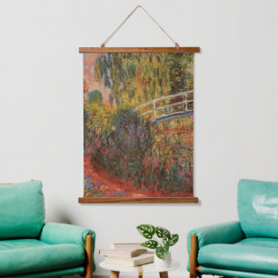 Claude Monet Japanse Brug Giverny Kunst Hangend Wandkleed