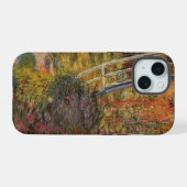 Claude Monet Japanse Brug Giverny Kunst iPhone 15 Case (Achterkant horizontaal)
