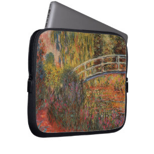 Claude Monet Japanse Brug Giverny Kunst Laptop Sleeve