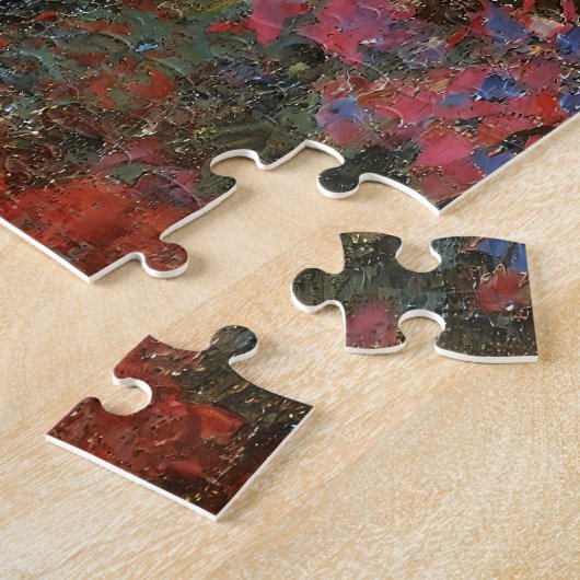 Claude Monet Japanse Brug Giverny Kunst Legpuzzel (Zijkant)