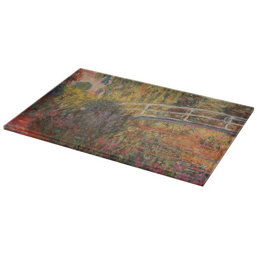Claude Monet Japanse Brug Giverny Kunst Snijplank (Hoek)