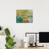 Claude Monet - Japanse brug, Giverny Poster (Thuiskantoor)