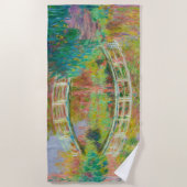 Claude Monet - Japanse brug, Giverny Strandlaken (Voorkant)