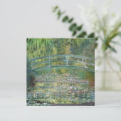 Claude Monet Japanse Brug Waterlelie Kunst (Staand voorkant)