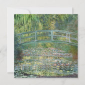 Claude Monet Japanse Brug Waterlelie Kunst (Voorkant)