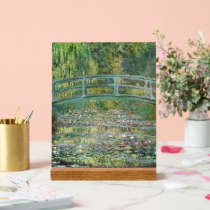 Claude Monet Japanse Brug Waterlelie Kunst Acryl Bord