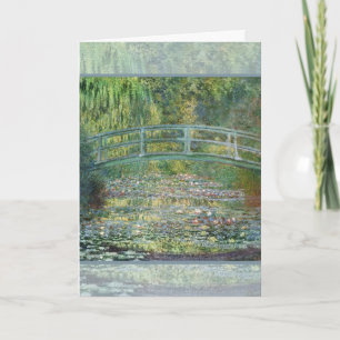 Claude Monet Japanse Brug Waterlelie Kunst Kaart