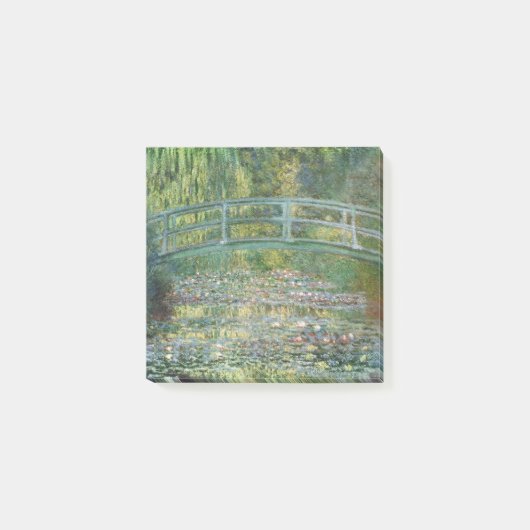 Claude Monet Japanse Brug Waterlelie Kunst Post-it® Notes (Voorkant)