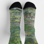 Claude Monet Japanse Brug Waterlelie Kunst Sokken (Top)