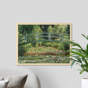Claude Monet Japanse Footbridge Water Lily Pool Poster
