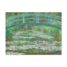 Claude Monet Japanse voetbalbrug. Impressionisme
