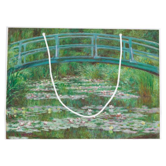 Claude Monet Japanse voetbalbrug. Impressionisme Groot Cadeauzakje (Achterkant)