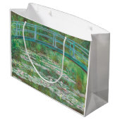 Claude Monet Japanse voetbalbrug. Impressionisme Groot Cadeauzakje (Achterkant Gekanteld)