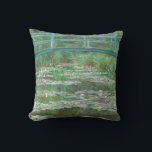 Claude Monet Japanse voetbalbrug. Impressionisme Kussen<br><div class="desc">Claude Monet "Japanese Footbridge" gooit kussen. Impressionisme en kunst.</div>