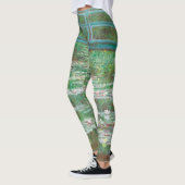 Claude Monet Japanse voetbalbrug. Impressionisme Leggings (Links)