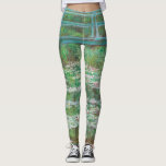 Claude Monet Japanse voetbalbrug. Impressionisme Leggings<br><div class="desc">Claude Monet "De Japanse Voetbrug" leggings. Impressionisme kunst.</div>