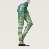 Claude Monet Japanse voetbalbrug. Impressionisme Leggings (Rechts)