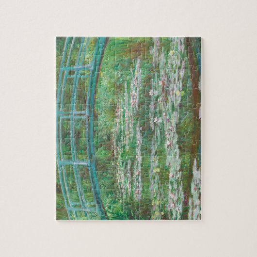 Claude Monet Japanse voetbalbrug. Impressionisme Legpuzzel (Verticaal)