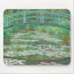 Claude Monet Japanse voetbalbrug. Impressionisme Muismat<br><div class="desc">Claude Monet "Japans voetgangerspad".</div>