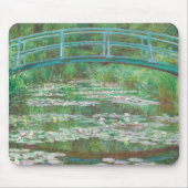 Claude Monet Japanse voetbalbrug. Impressionisme Muismat (Voorkant)
