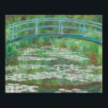 Claude Monet Japanse voetbalbrug. Impressionisme Poster<br><div class="desc">Claude Monet poster "Japanse voetbalbond".</div>