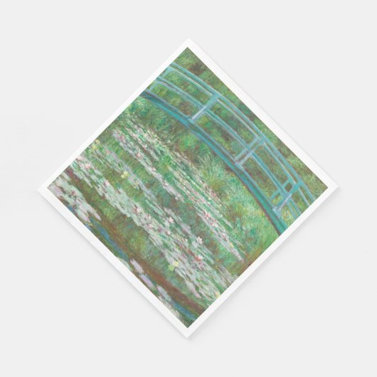 Claude Monet Japanse voetbalbrug. Impressionisme Servet (Hoek)