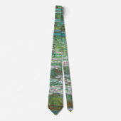 Claude Monet Japanse voetbalbrug. Impressionisme Stropdas (Voorkant)