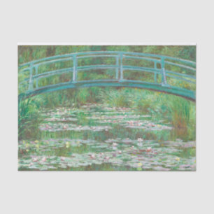 Claude Monet Japanse voetbalbrug. Impressionisme Tissuepapier