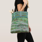 Claude Monet Japanse voetbalbrug. Impressionisme Tote Bag (Dichtbij)