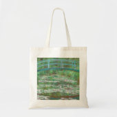 Claude Monet Japanse voetbalbrug. Impressionisme Tote Bag (Voorkant)