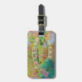 Claude Monet - Japanse voetbrug, Giverny Bagagelabel (Voorkant verticaal)