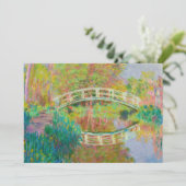 Claude Monet - Japanse voetbrug, Giverny Bedankkaart (Staand voorkant)